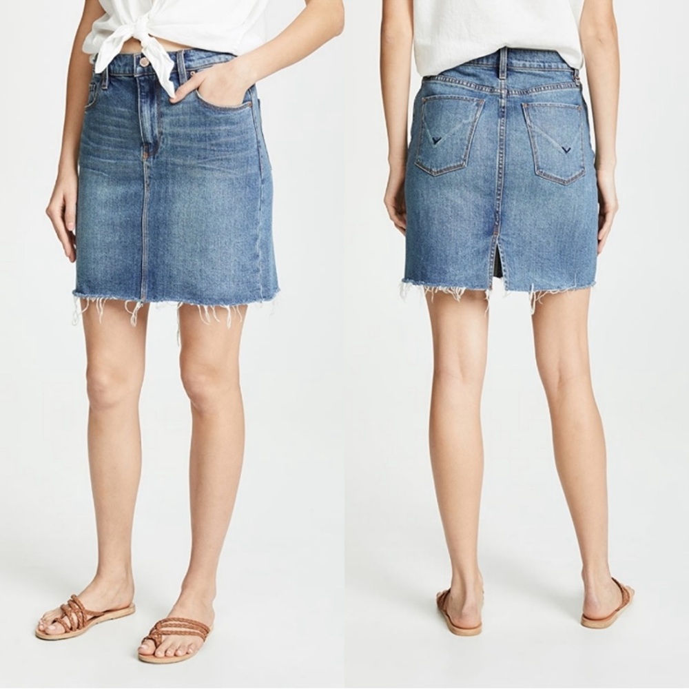 Hudson Jeans High Waisted Lulu Denim Skirt Size 31‎
